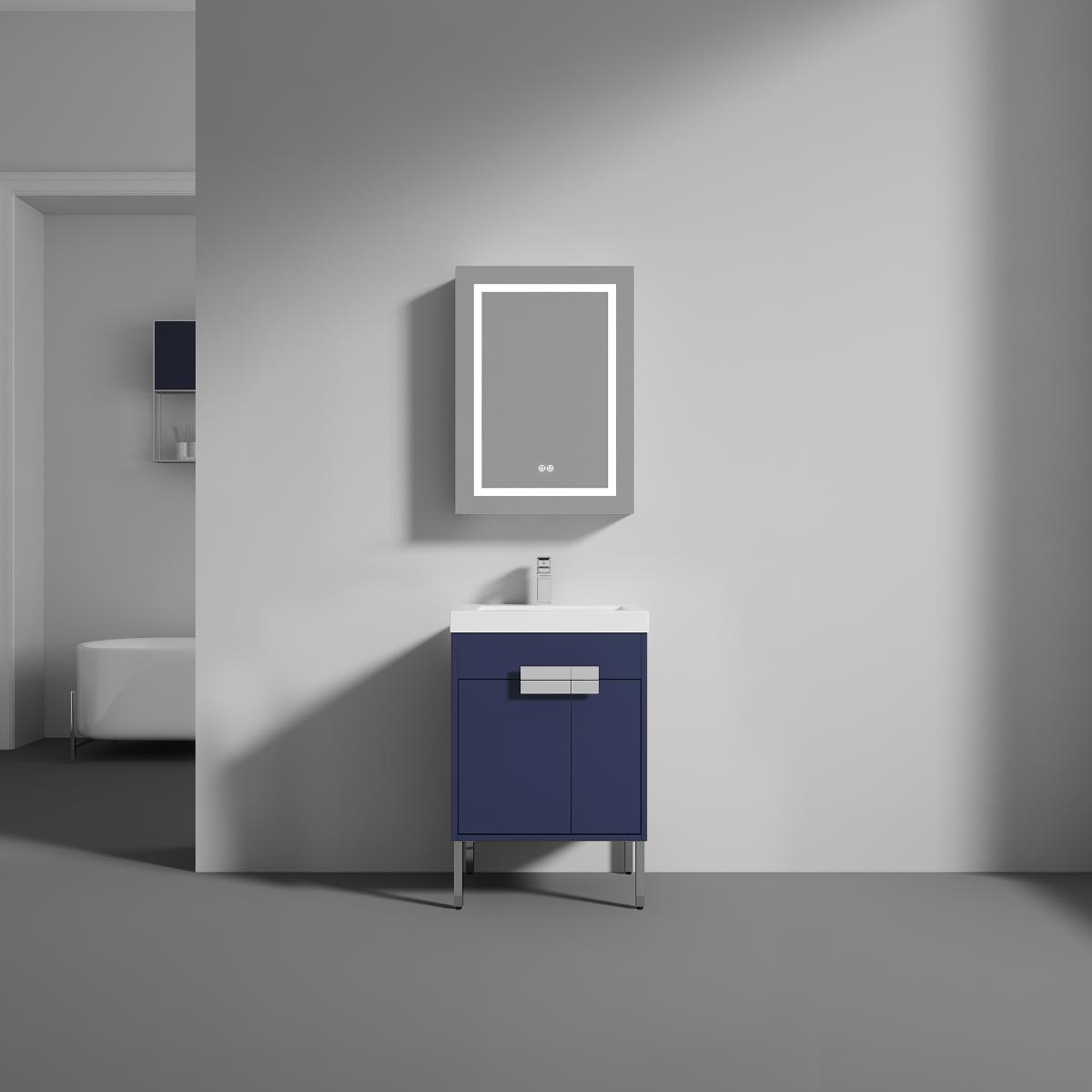 Bari Freestanding Bathroom Vanity with Sink