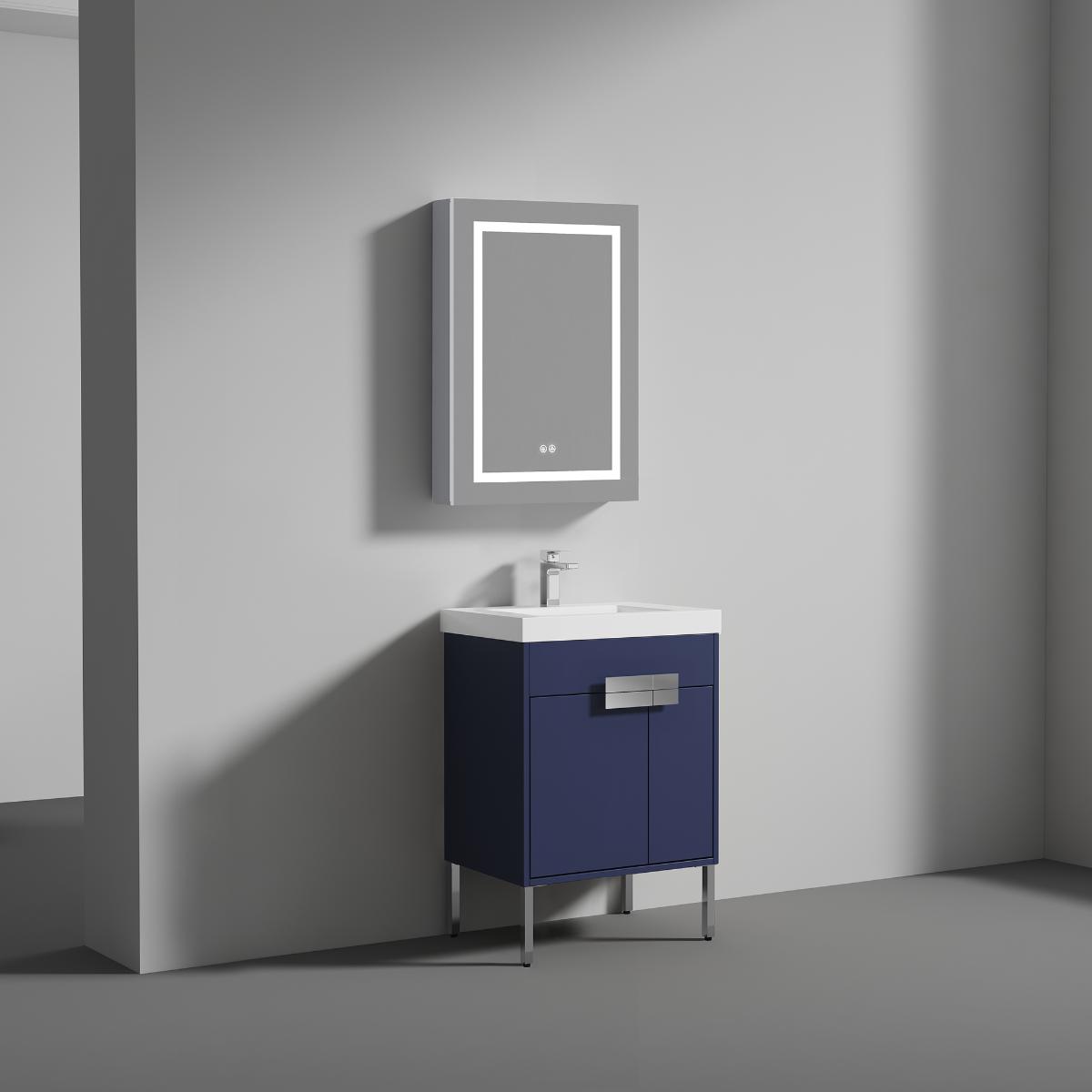 Bari Freestanding Bathroom Vanity with Sink