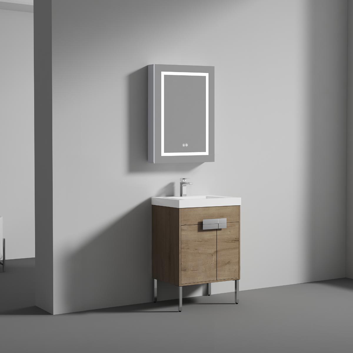Bari Freestanding Bathroom Vanity with Sink