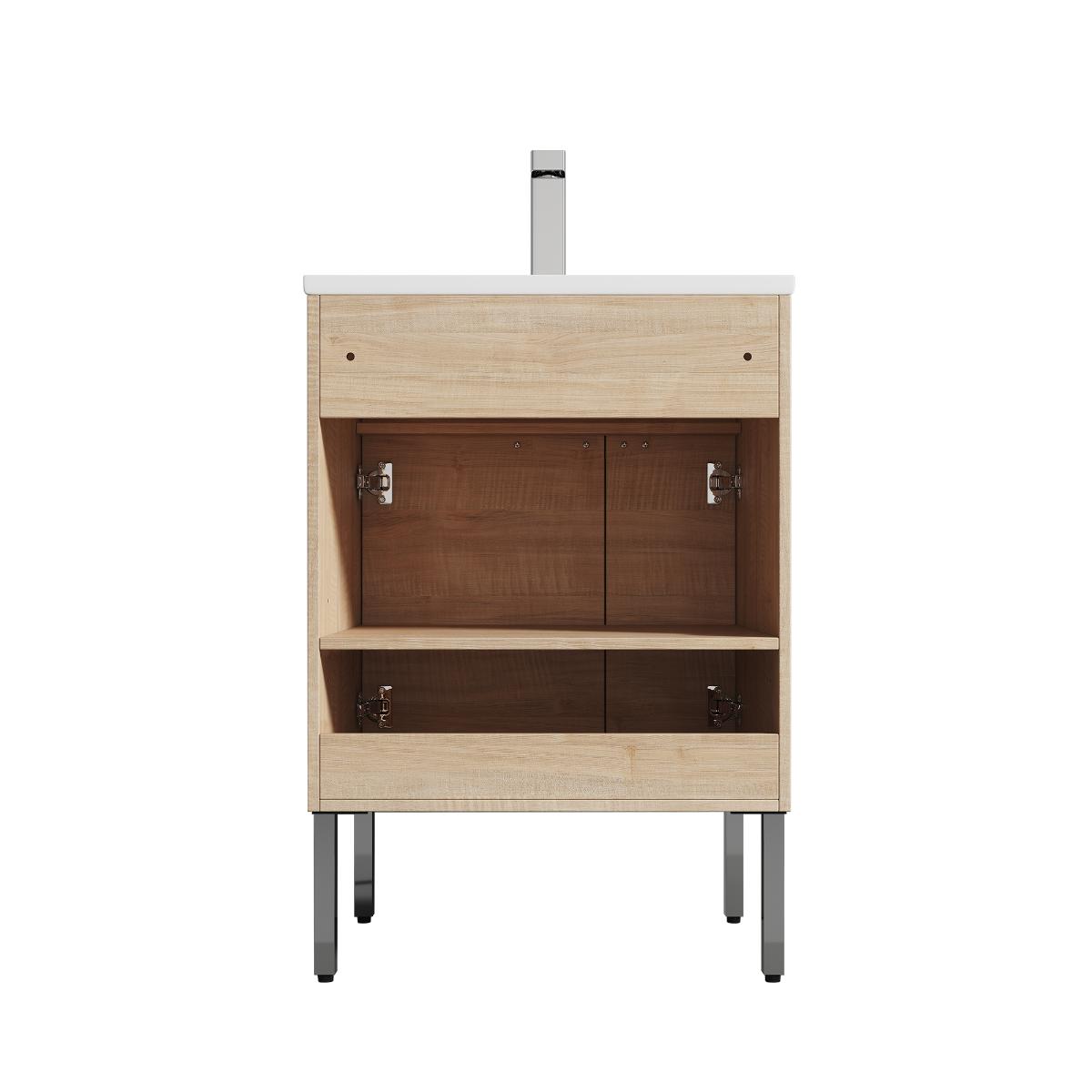 Bari Freestanding Bathroom Vanity with Sink