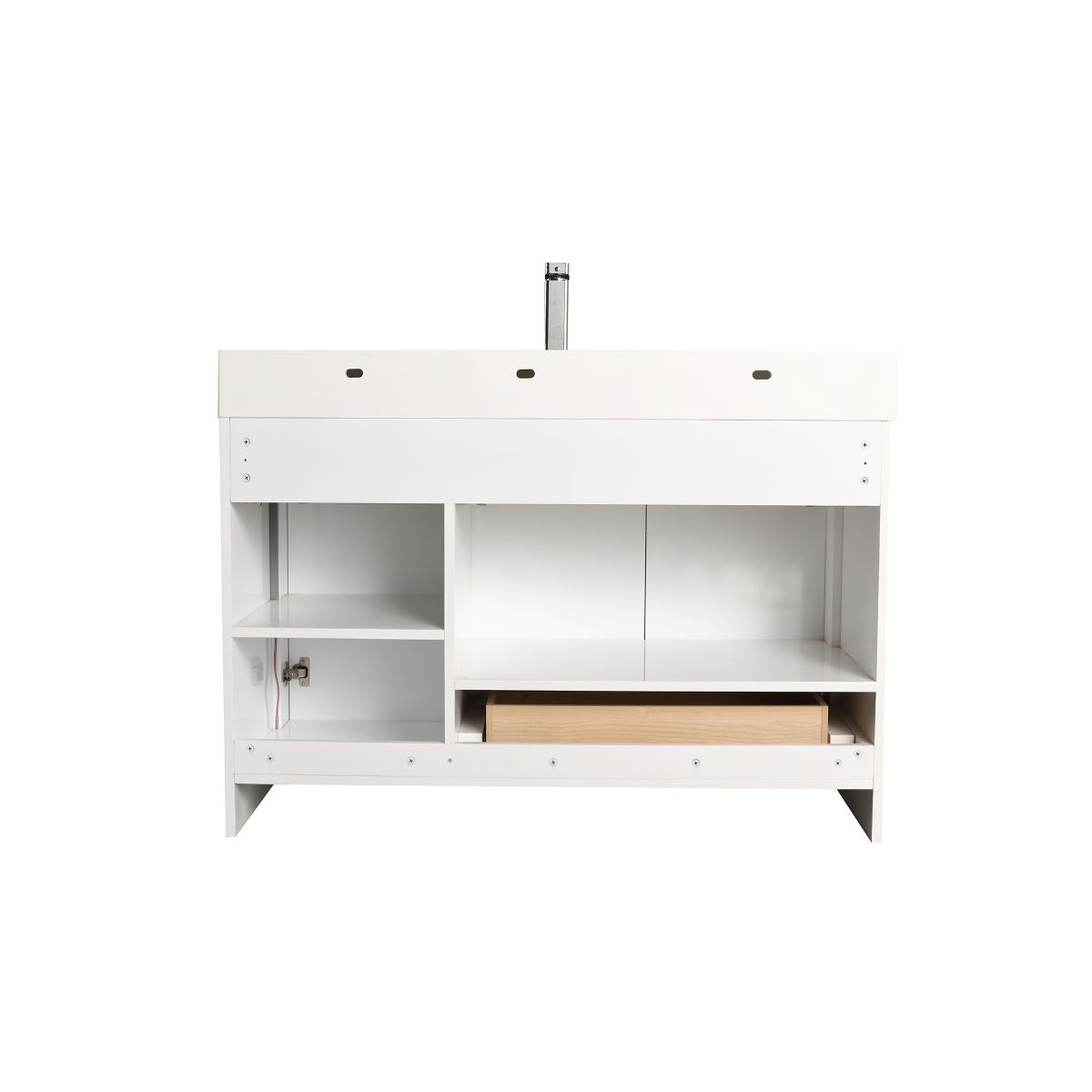 Capri 48″ Glossy White Vanity (Dual LED Illuminated)