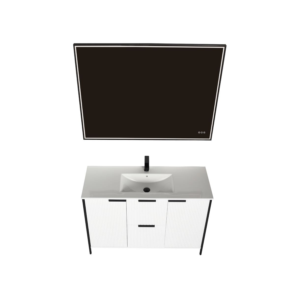 Zurich 48″ Glossy White Vanity