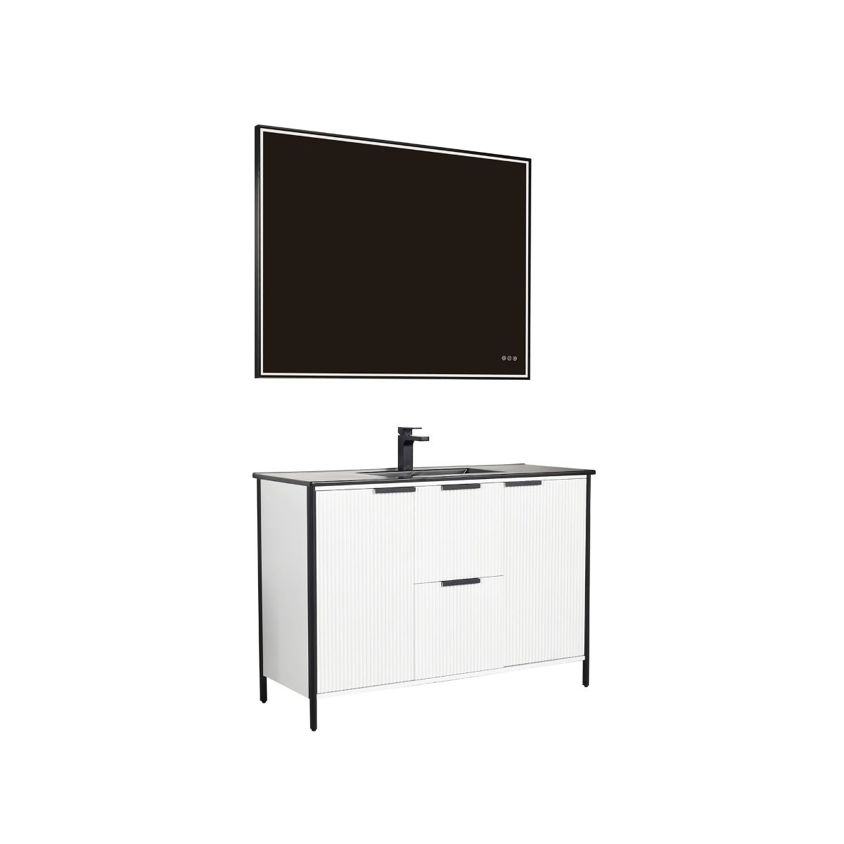 Zurich 48″ Glossy White Vanity