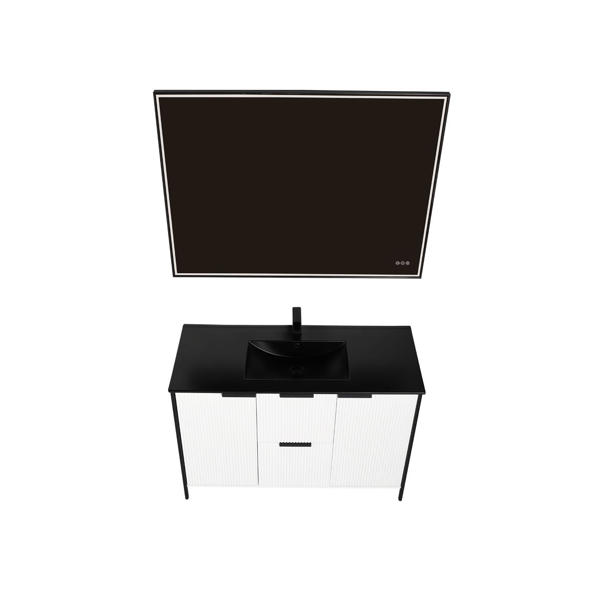 Zurich 48″ Glossy White Vanity