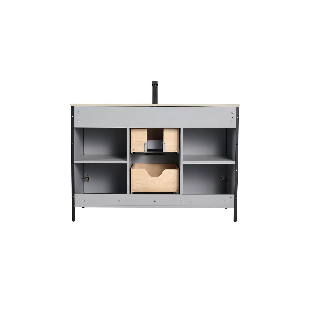 Zurich 48″ Metal Gray Vanity