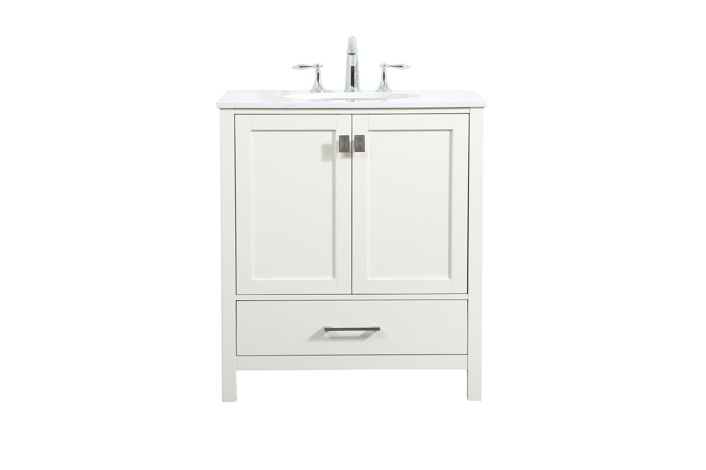 30 inch Single bathroom vanity in white VF18830WH