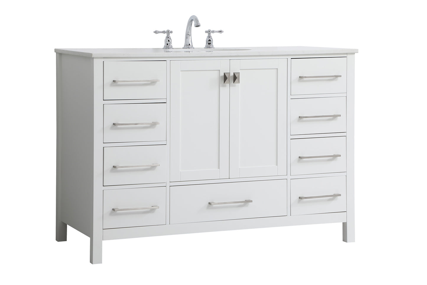48 inch Single Bathroom Vanity in White VF18848WH