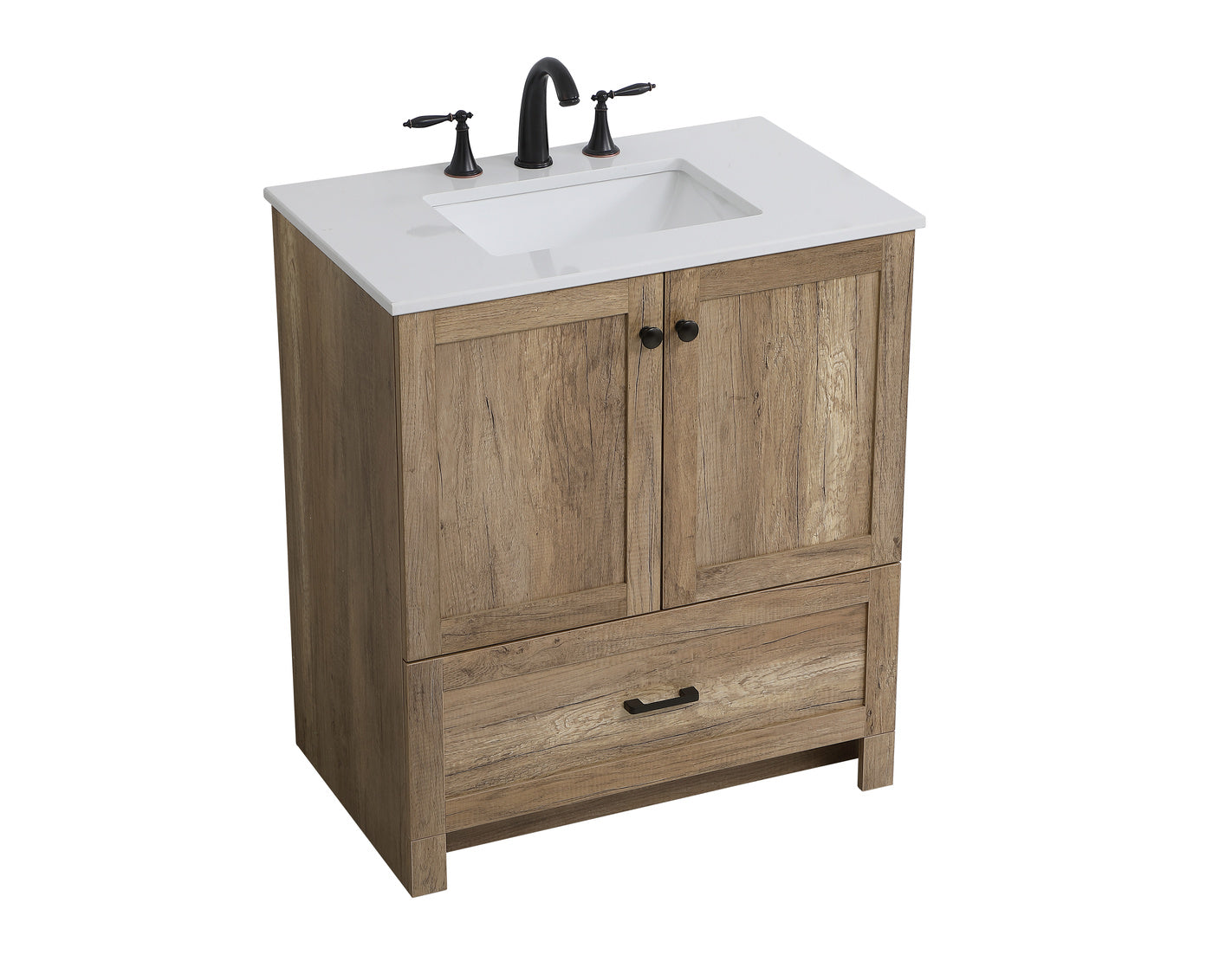 30 inch Single Bathroom Vanity in Natural oak VF2830NT