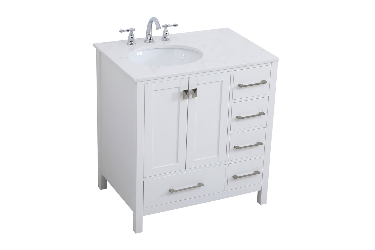 32 inch Single Bathroom Vanity in White VF18832WH