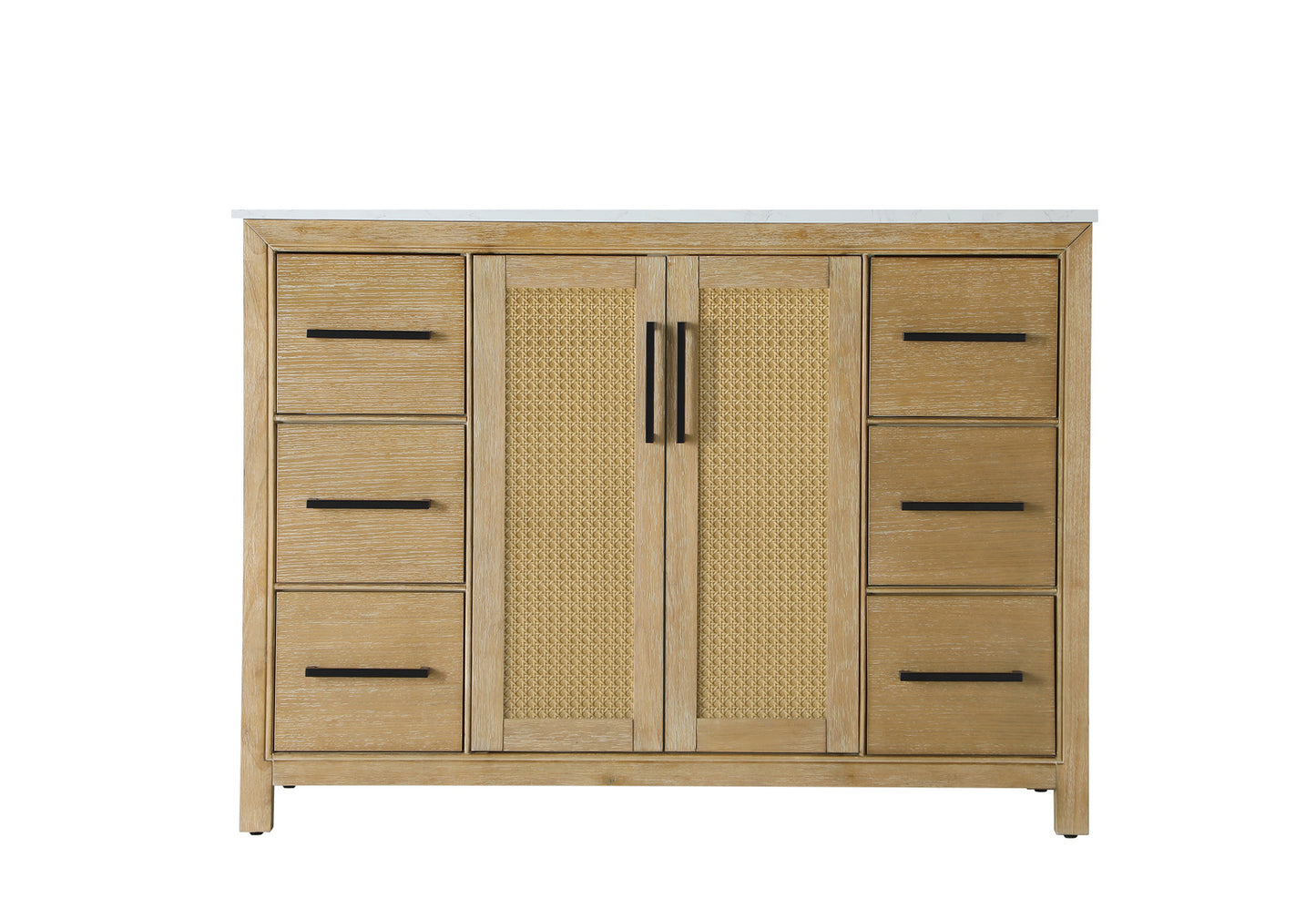 48 Inch Single Bathroom Vanity In Linen Oak VF29548LO