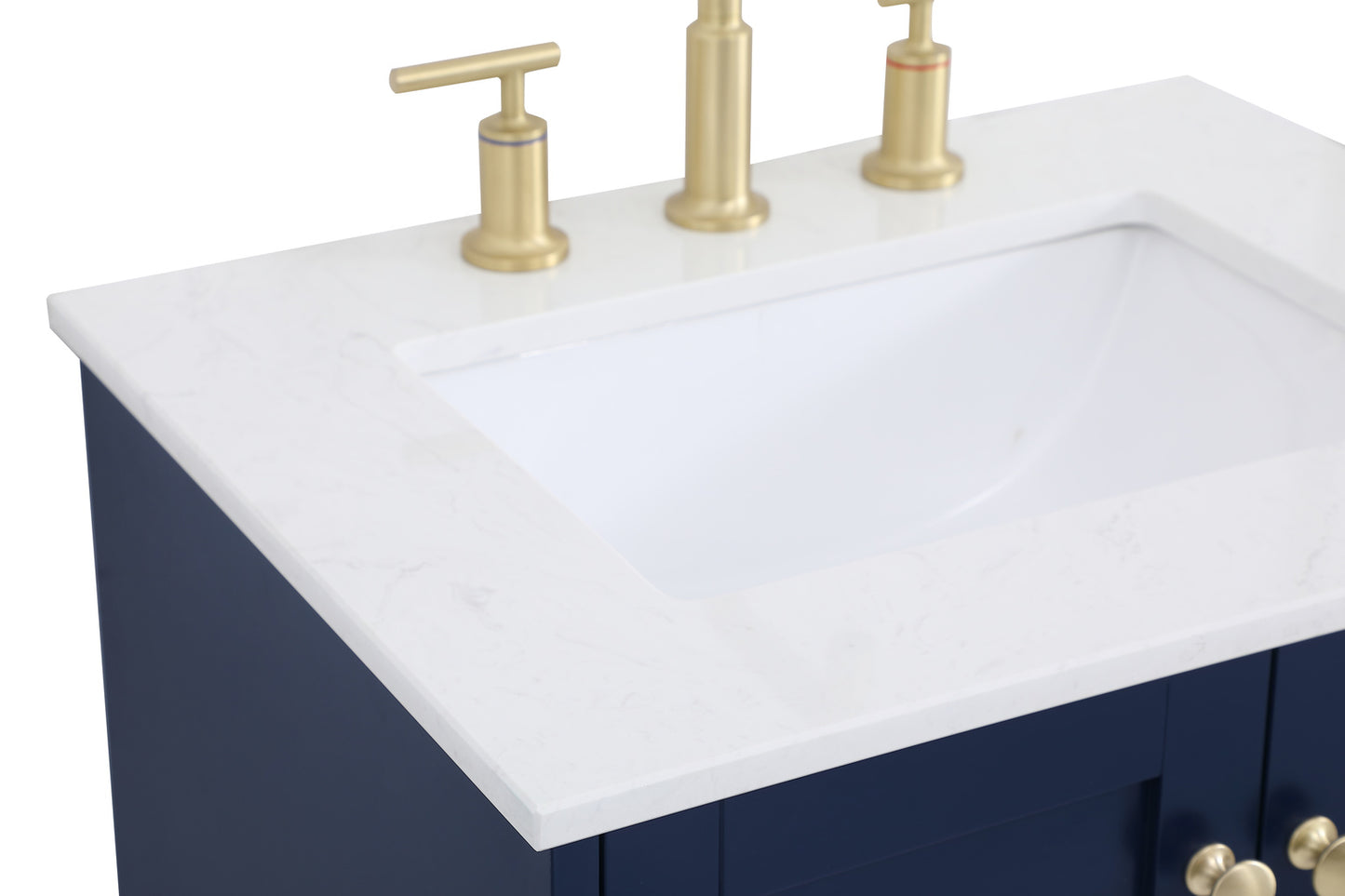 24 inch Single Bathroom Vanity in Blue