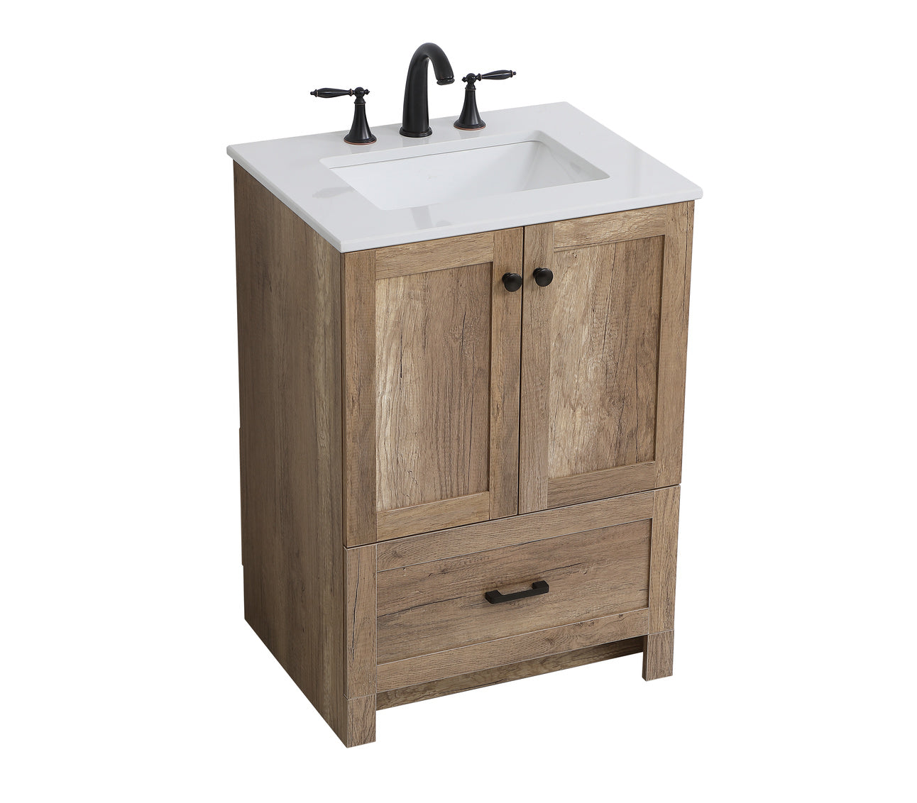 24 inch Single Bathroom Vanity in Natural oak VF2824NT