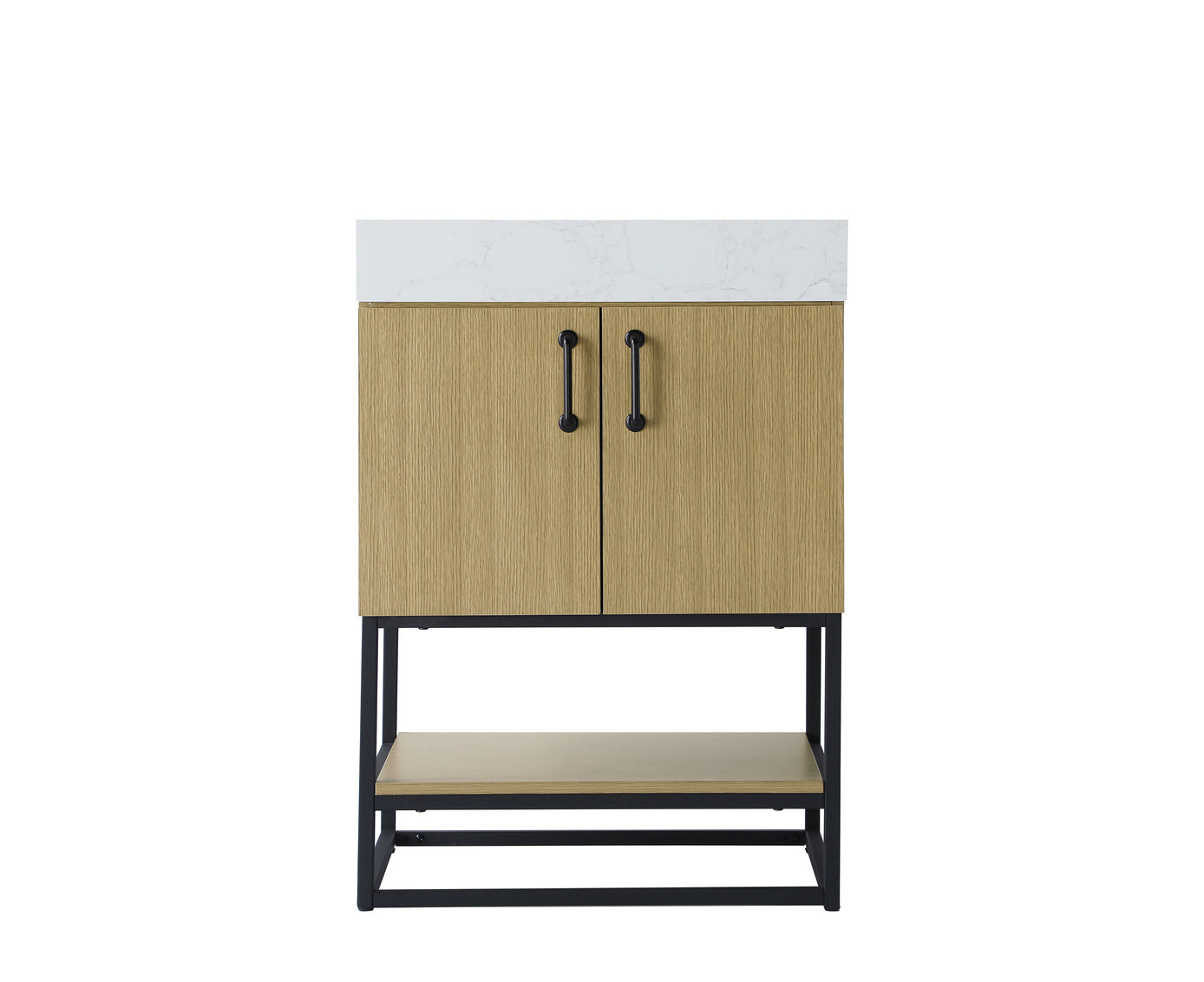 24 inch Single Bathroom Vanity in Honey Brown VF29224MHB
