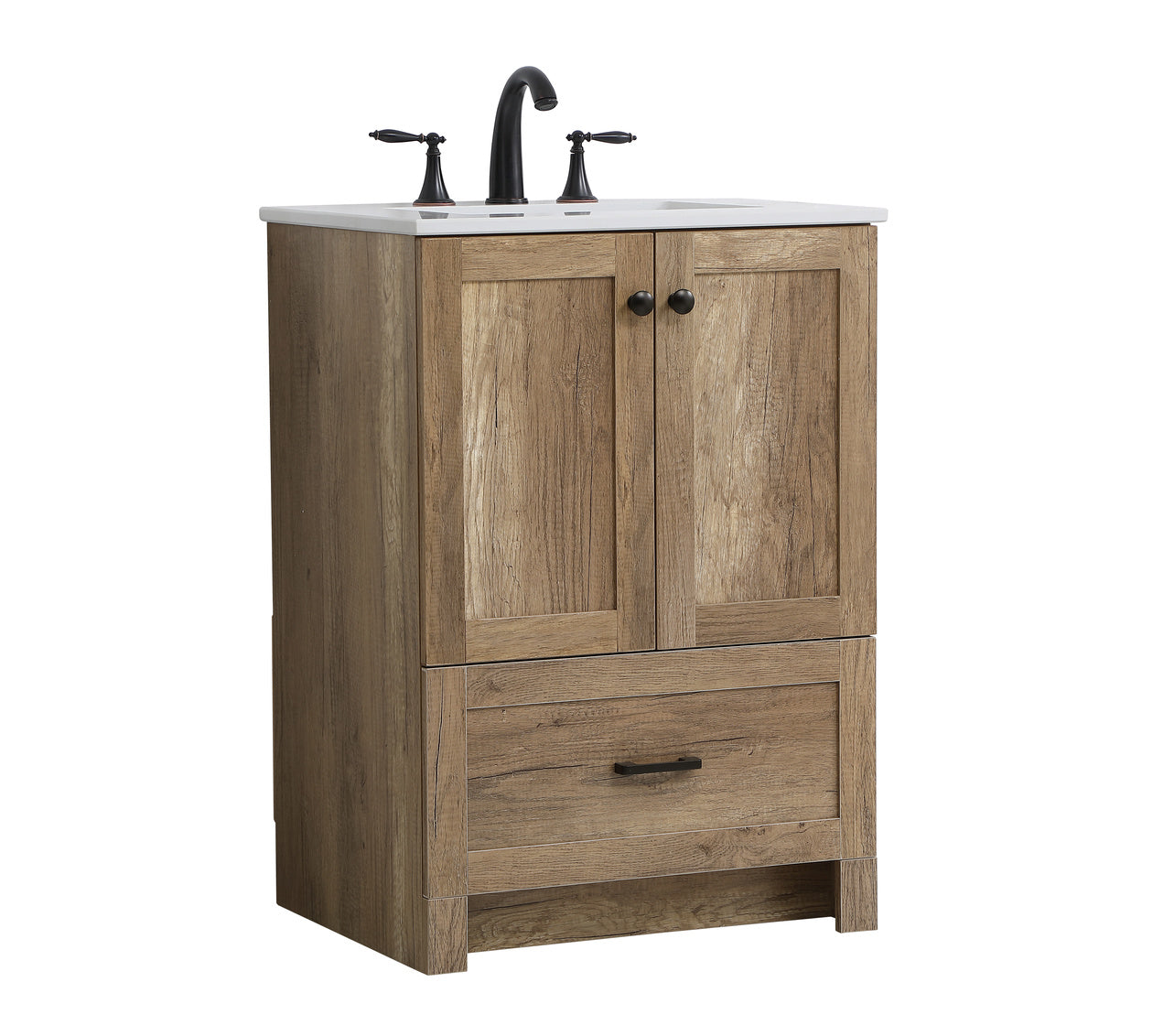 24 inch Single Bathroom Vanity in Natural oak VF2824NT