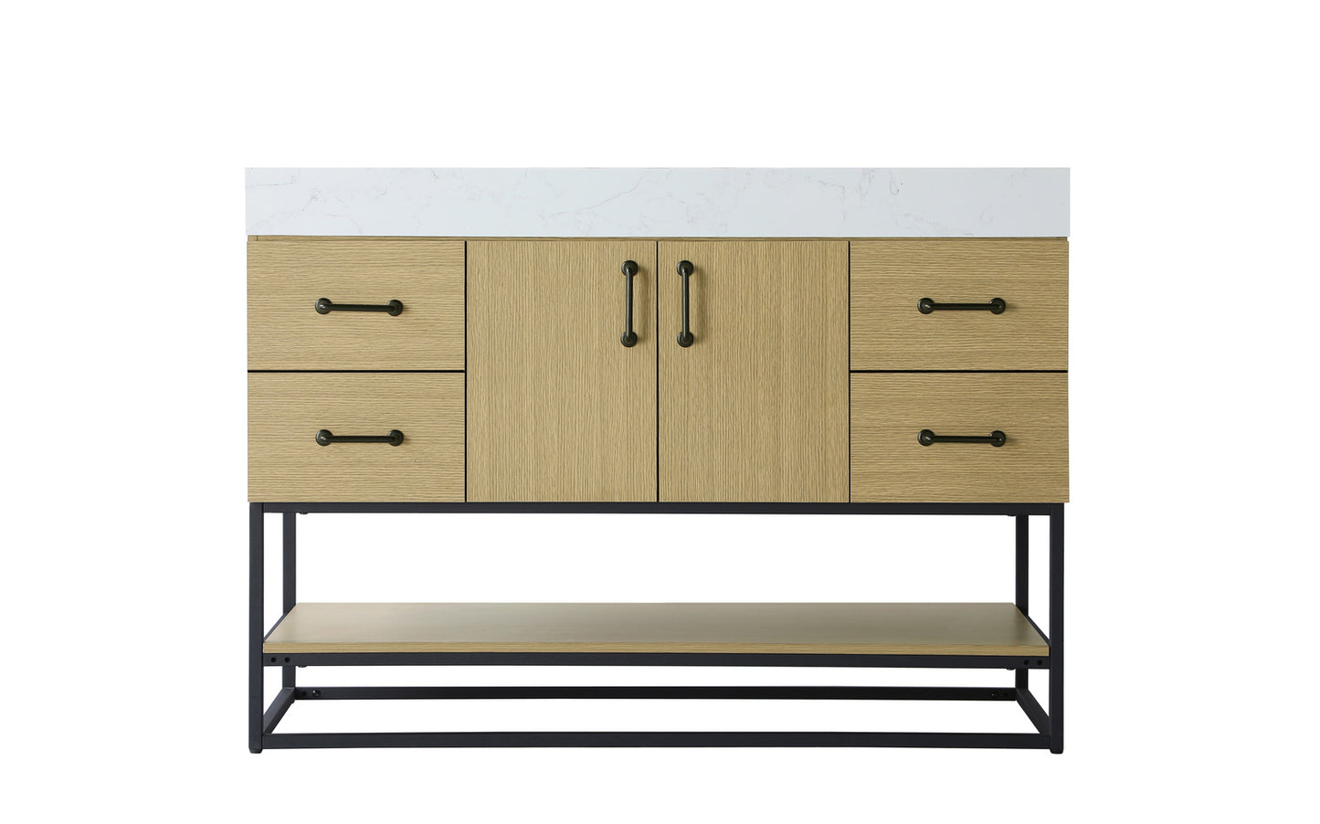 48 inch Single Bathroom Vanity in Honey Brown VF29248MHB