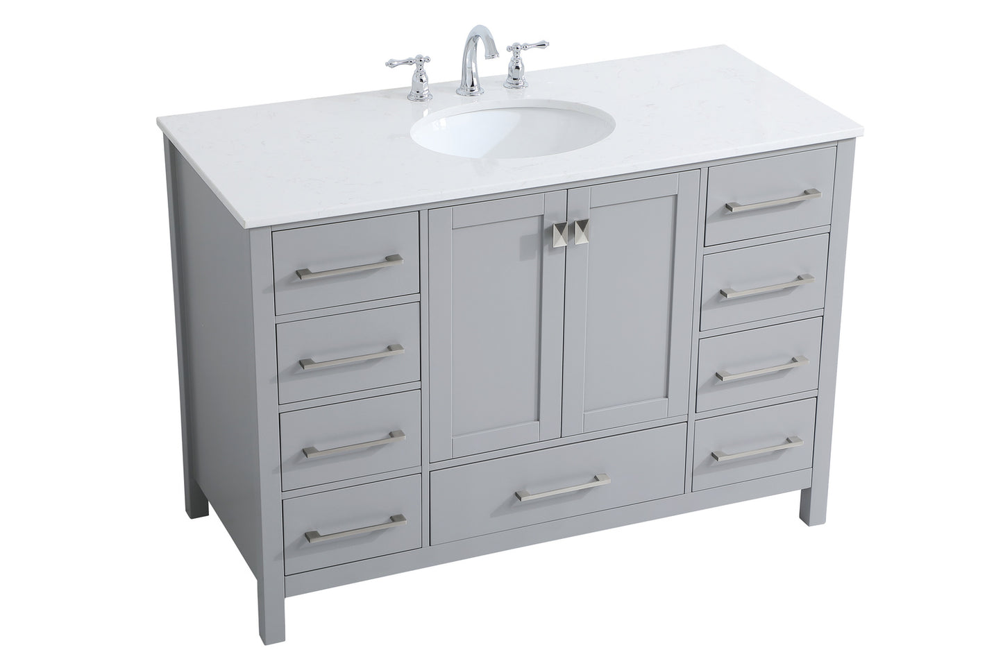 48 inch Single Bathroom Vanity in Gray VF18848GR
