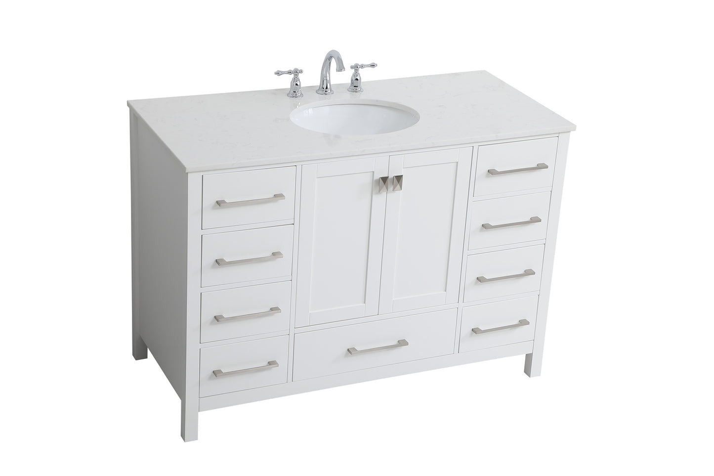 48 inch Single Bathroom Vanity in White VF18848WH