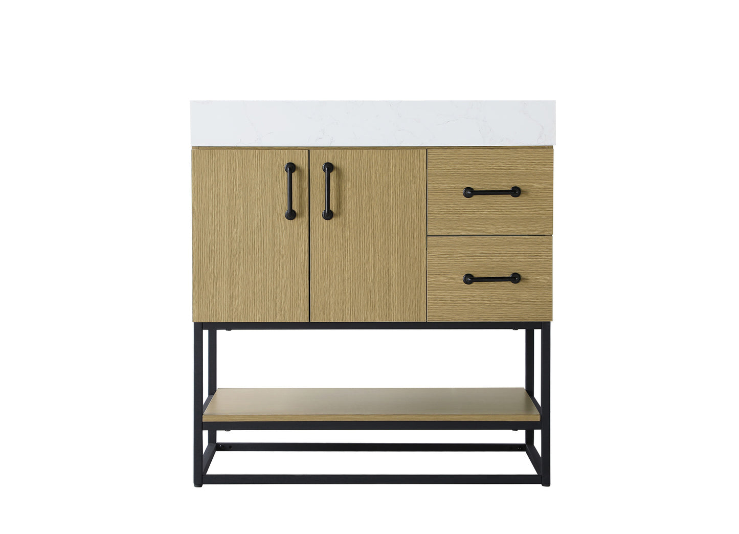 32 inch Single Bathroom Vanity in Honey Brown VF29232MHB
