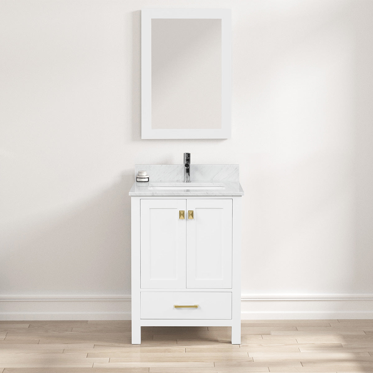Geneva 24″ Matte White Vanity