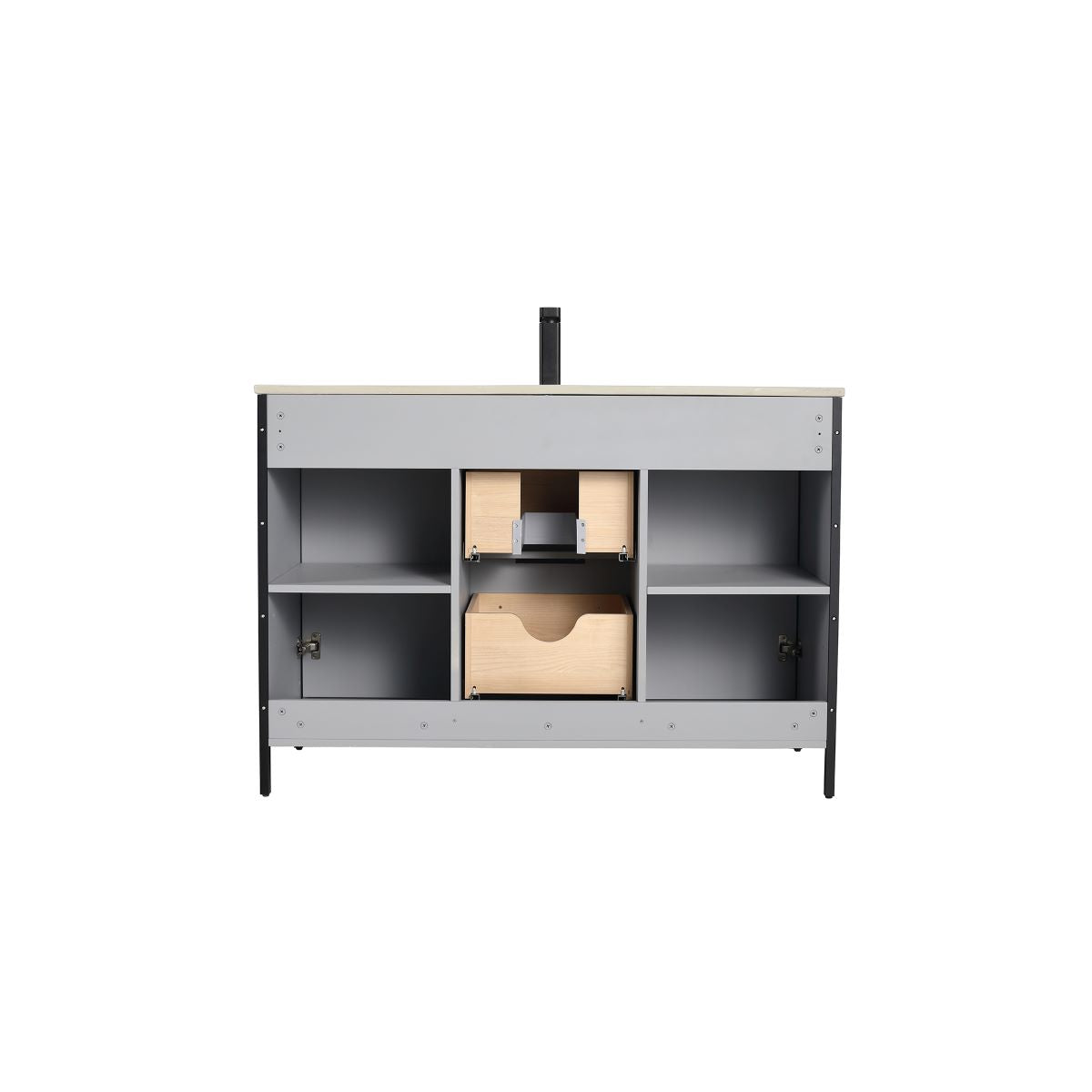 Zurich 48″ Metal Gray Vanity