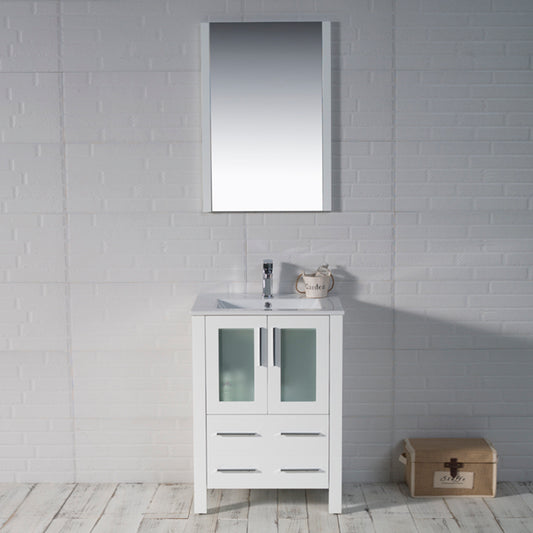 Sydney 24 Glossy White Vanity