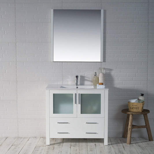 Sydney 36 Glossy White Vanity