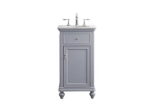 19 in. Single Bathroom Vanity set in light grey