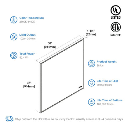 Stellar LED Mirror