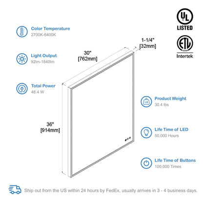 Stellar LED Mirror