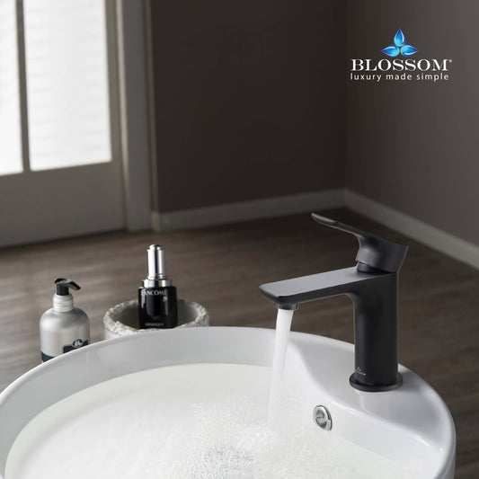 Single Handle Lavatory Faucet – Matte Black - F01 120