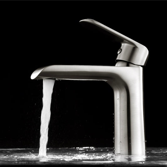 Single Handle Lavatory Faucet – Brush Nickel - F01 111