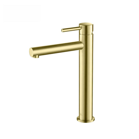 Single Handle Lavatory Faucet – Brush Gold - F01 117