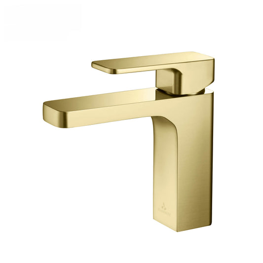 Single Handle Lavatory Faucet – Brush Gold - F01 118