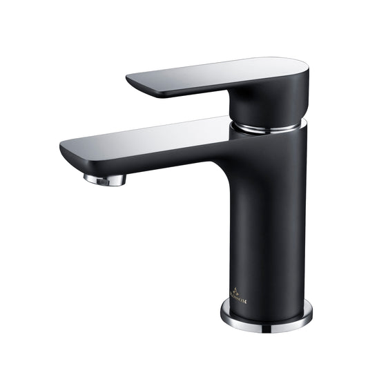 Single Handle Lavatory Faucet – Chrome/ Matte Black - F01 120