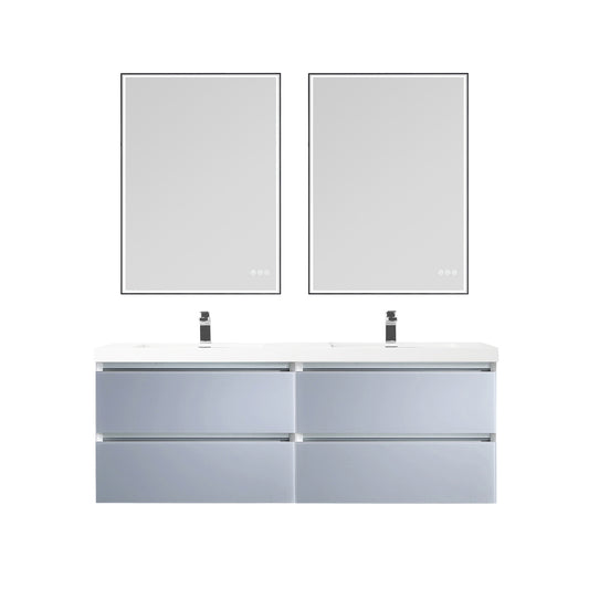 Jena Light Gray 60 Inch Vanity