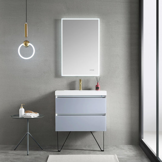 Jena Light Grey 30 Inch Vanity