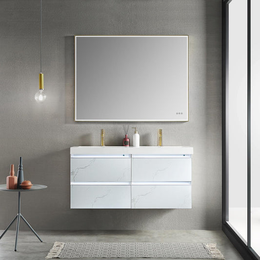 Jena Calacatta White 48 Inch Vanity