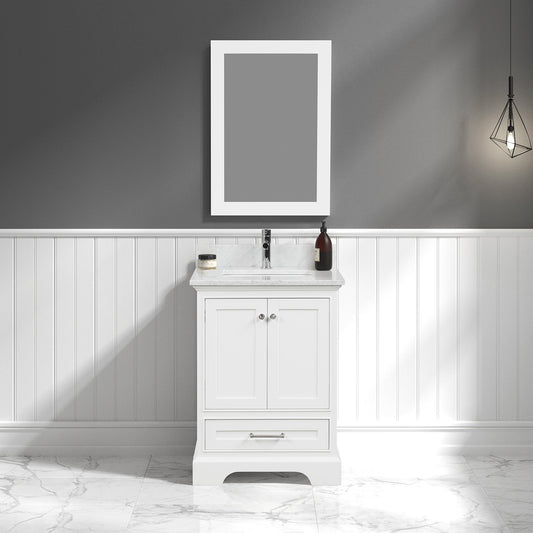 Copenhagen Matte White  24″ Vanity