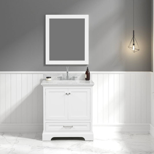 Copenhagen Matte White  30″ Vanity