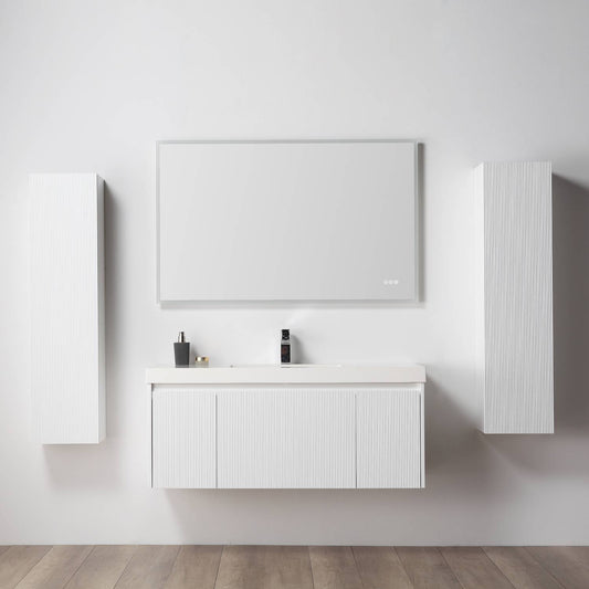 Positano 48″ Matte White Single Vanity