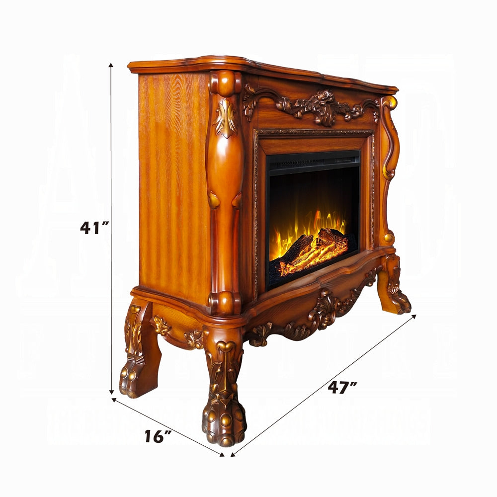 Dresden Cherry Oak Fireplace