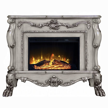 Dresden Bone White Fireplace