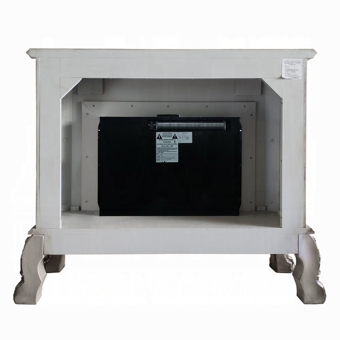 Dresden Bone White Fireplace