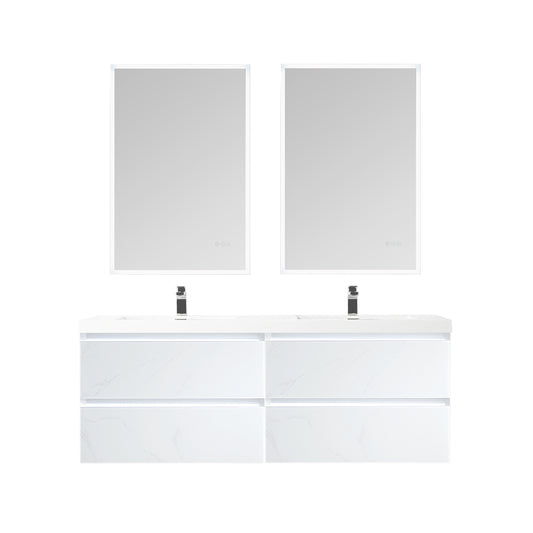 Jena Calacatta White 60 Inch Vanity